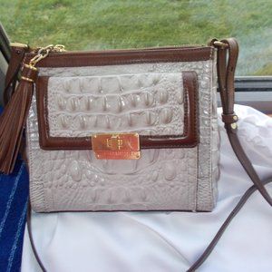 Brahmin New Crossbody Handbag Browns,Tans, Multi-C